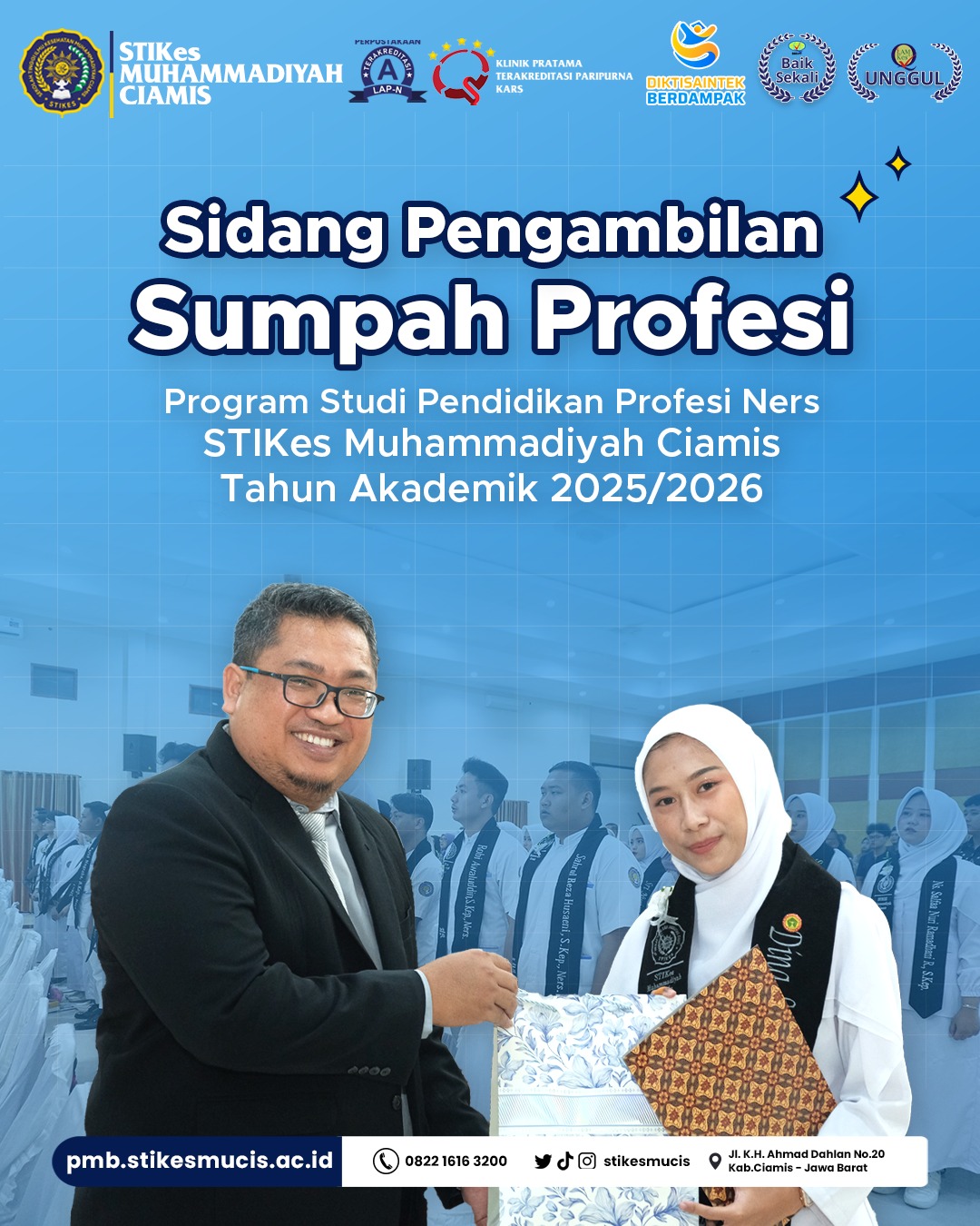 Selamat dan Sukses! 81 Lulusan STIKes Muhammadiyah Ciamis Resmi Mengucapkan Sump...